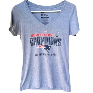 Nike New England Patriots Superbowl Champions Slim Fit T-Shirt Size M